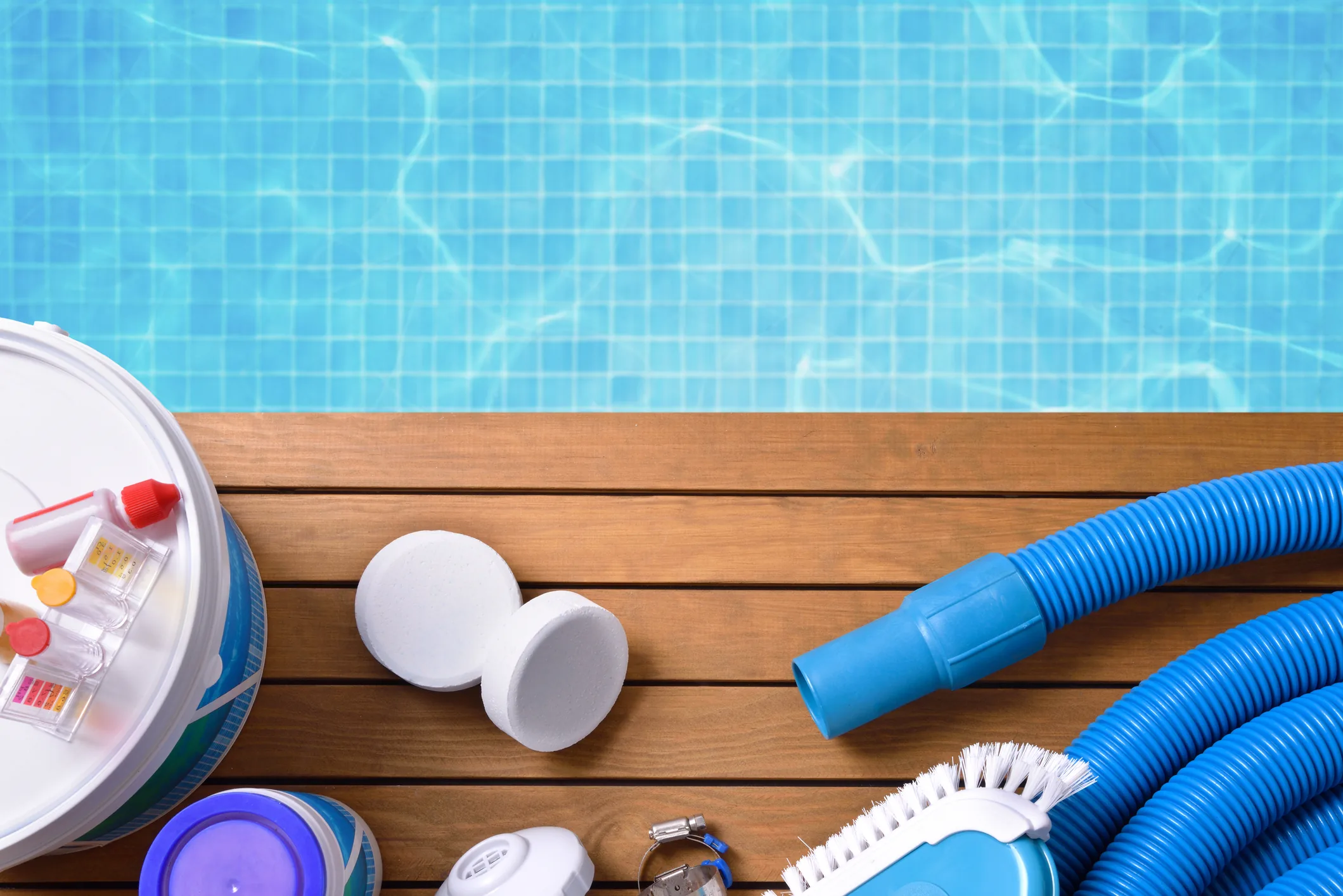 Pool butler service.